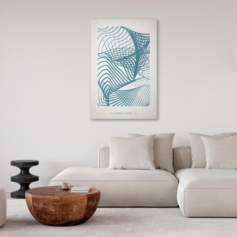 Obraz - Po prostu błękit (1-częściowy) pionowy 40x60 Standard