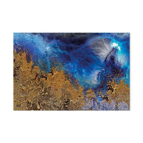 Obraz - Złoto oceanu (1-częściowy) szeroki 90x60 Standard