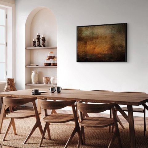 Obraz - Etiuda (1-częściowy) szeroki 60x40 W ramie drewnianej czarnej