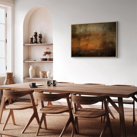 Obraz - Etiuda (1-częściowy) szeroki 90x60 W ramie drewnianej naturalnej