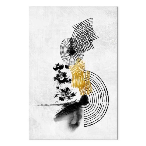 Obraz - Pejzaż ze słońcem (1-częściowy) pionowy 20x30 Akustyczny