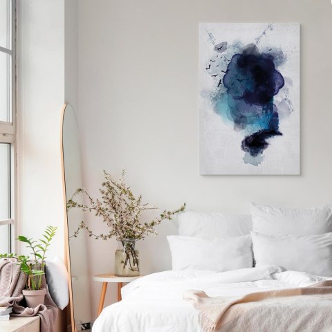 Obraz - Błękitne wspomnienie (1-częściowy) pionowy 60x90 Standard