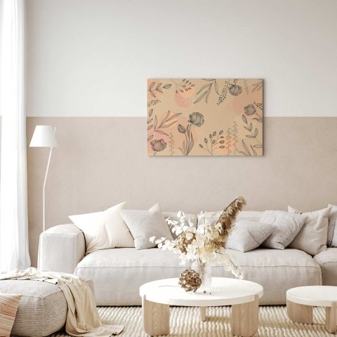 Obraz - Ciepłe kolory natury 120x80 Na płótnie włoskim