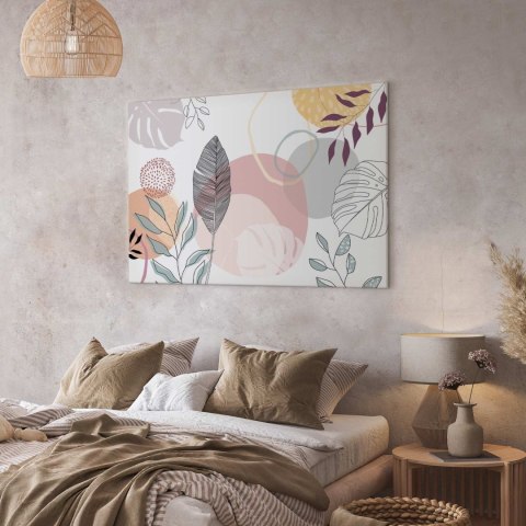 Obraz - Pastelowa grafika liniowa 30x20 Standard