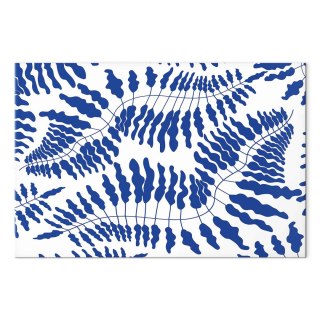 Obraz - Kobaltowa paproć 60x40 Standard