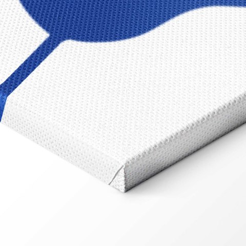 Obraz - Kobaltowa paproć 90x60 Standard