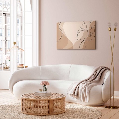 Obraz - Kobieca linia 30x20 Akustyczny