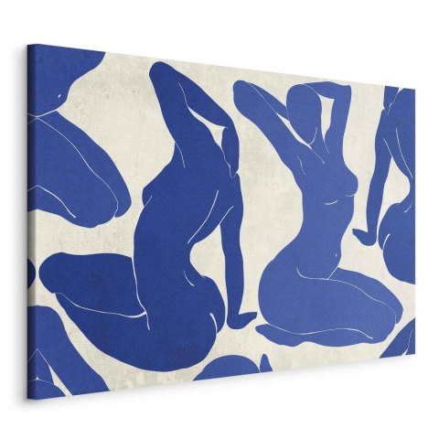 Obraz - Niebieska kobiecość 30x20 Standard