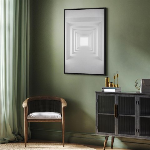 Obraz - Tunel cieni (1-częściowy) pionowy 60x90 W ramie drewnianej czarnej