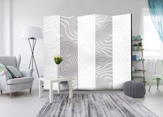 Parawan - Białe fale 225x172 Dwustronny