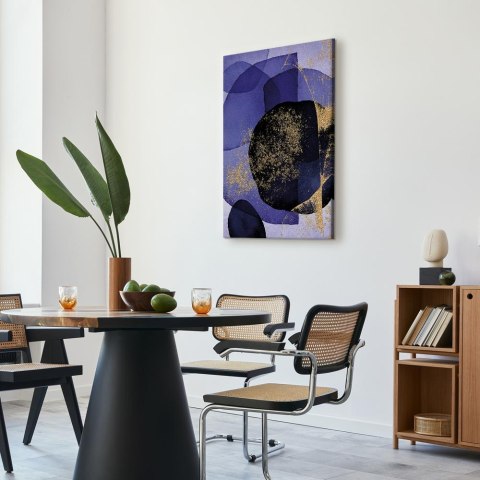 Obraz - Fioletowy kalejdoskop (1-częściowy) pionowy 20x30 Na płótnie włoskim