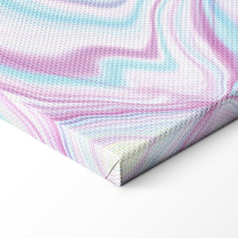 Obraz - Kolorowy Sen - abstrakcyjne kształty w pastelowych barwach 60x90 Standard