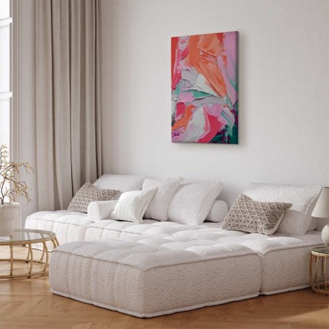 Obraz - Energetyczne Barwy - abstrakcyjna kompozycja z intensywnymi kolorami 20x30 Premium Print