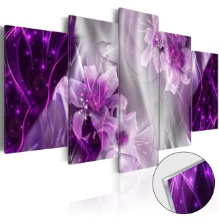 Obraz na szkle akrylowym - Purpurowa utopia 100x50