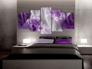 Obraz na szkle akrylowym - Purpurowa utopia 100x50