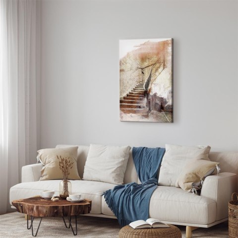 Obraz - Sekretne schody (1-częściowy) pionowy 20x30 Standard