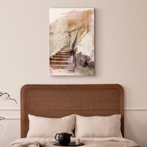 Obraz - Sekretne schody (1-częściowy) pionowy 80x120 Standard