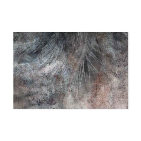 Obraz - Szarość pióra (1-częściowy) szeroki 30x20 Na płótnie włoskim