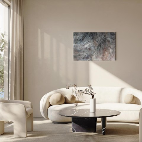Obraz - Szarość pióra (1-częściowy) szeroki 90x60 Standard