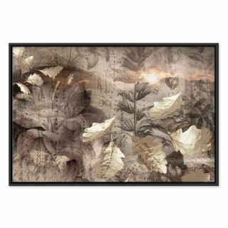 Obraz - Jesienny zmierzch (1-częściowy) szeroki 60x40 W ramie drewnianej czarnej