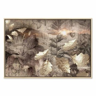 Obraz - Jesienny zmierzch (1-częściowy) szeroki 90x60 W ramie drewnianej naturalnej