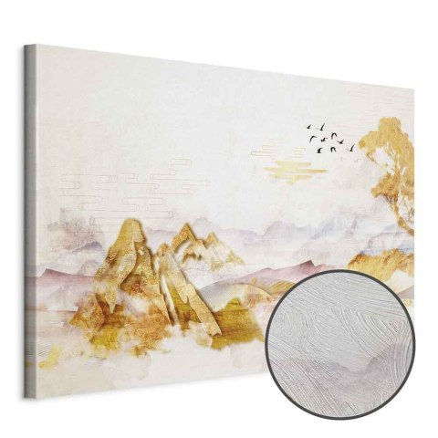 Obraz - Złote góry (1-częściowy) szeroki 30x20 Premium Print