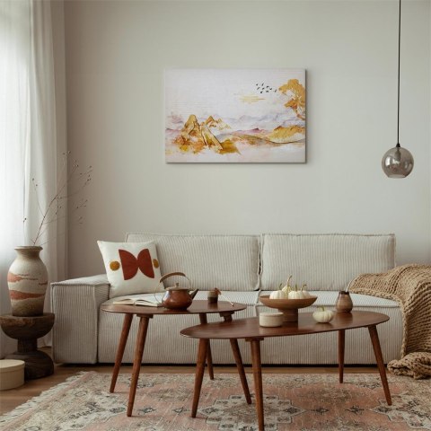 Obraz - Złote góry (1-częściowy) szeroki 30x20 Standard