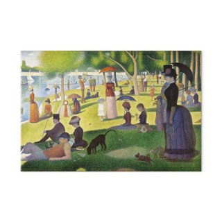 Obraz - Georges Seurat - Niedzielne popołudnie na wyspie Grande Jatte 120x80 Akustyczny