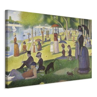 Obraz - Georges Seurat - Niedzielne popołudnie na wyspie Grande Jatte 120x80 Standard