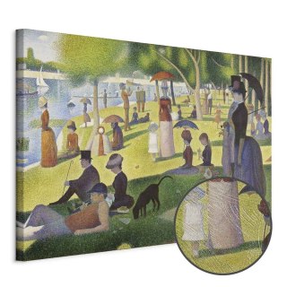 Obraz - Georges Seurat - Niedzielne popołudnie na wyspie Grande Jatte 60x40 Premium Print