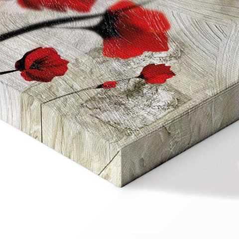 Obraz - Szkarłatne pole 200x100 Premium Print