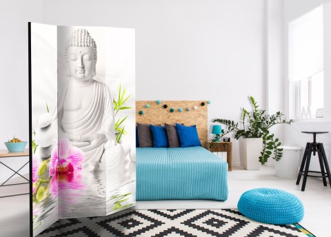 Parawan - Budda i orchidee 135x172 Dwustronny