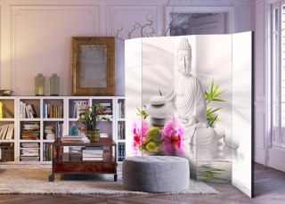Parawan - Budda i orchidee II 225x172 Jednostronny