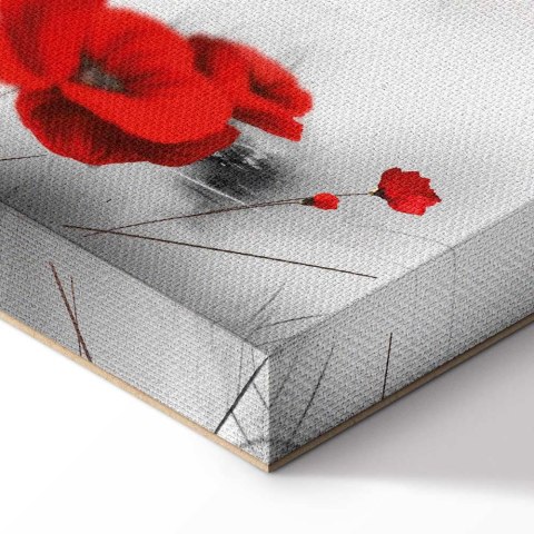 Obraz - Szary ogród 135x45 Akustyczny