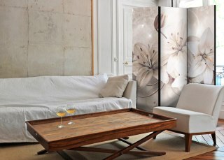 Parawan - Diamentowe lilie 135x172 Akustyczny