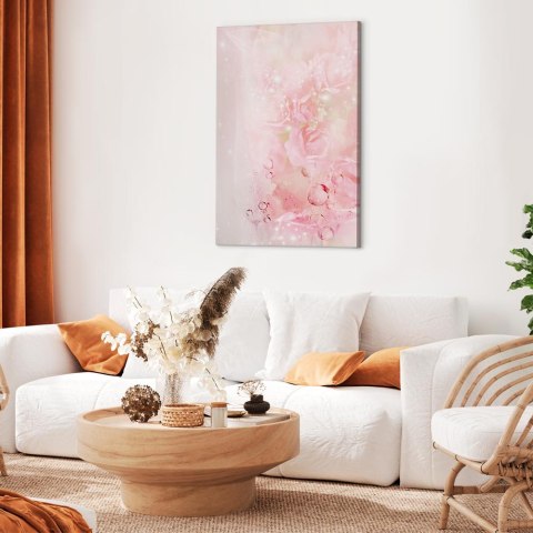Obraz - Różowa natura (1-częściowy) pionowy 60x90 Na płótnie włoskim