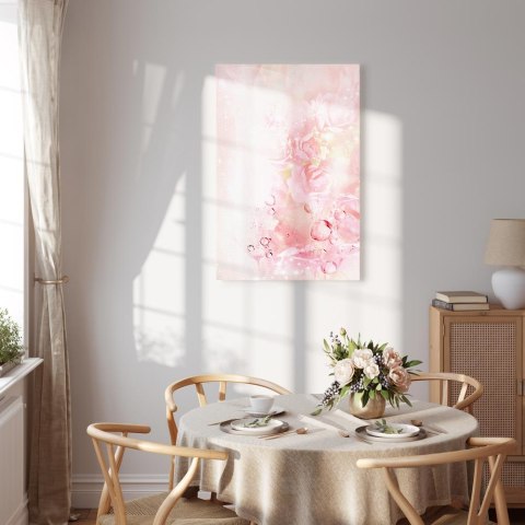 Obraz - Różowa natura (1-częściowy) pionowy 60x90 Na płótnie włoskim