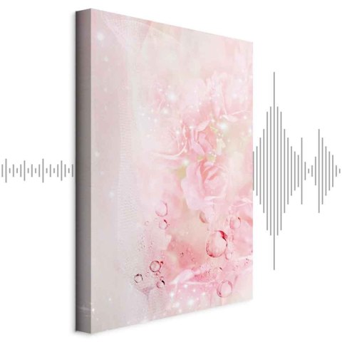 Obraz - Różowa natura (1-częściowy) pionowy 80x120 Akustyczny