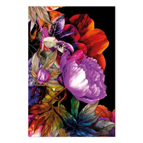 Obraz - Natura w kolorach lata (1-częściowy) - kwiatowy ogród inspiracji 60x90 Standard