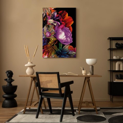 Obraz - Natura w kolorach lata (1-częściowy) - kwiatowy ogród inspiracji 60x90 Standard