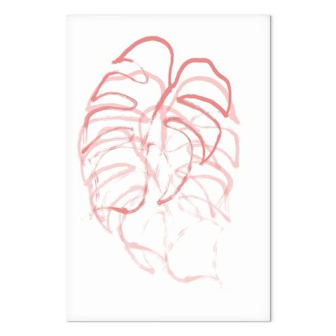 Obraz - Monstera w ruchu (1-częściowy) pionowy 20x30 Premium Print