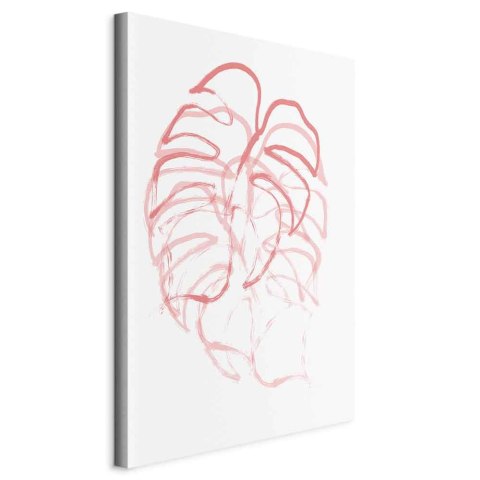 Obraz - Monstera w ruchu (1-częściowy) pionowy 40x60 Standard
