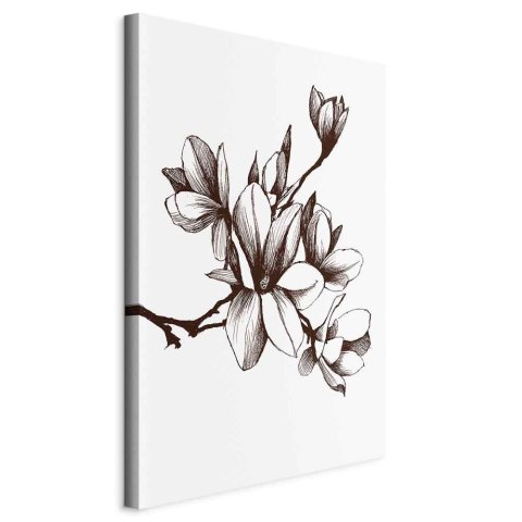 Obraz - Renesansowe magnolie (1-częściowy) pionowy 40x60 Standard