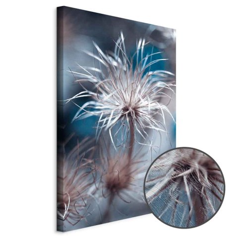 Obraz - Roślina w błękitach (1-częściowy) pionowy 20x30 Premium Print