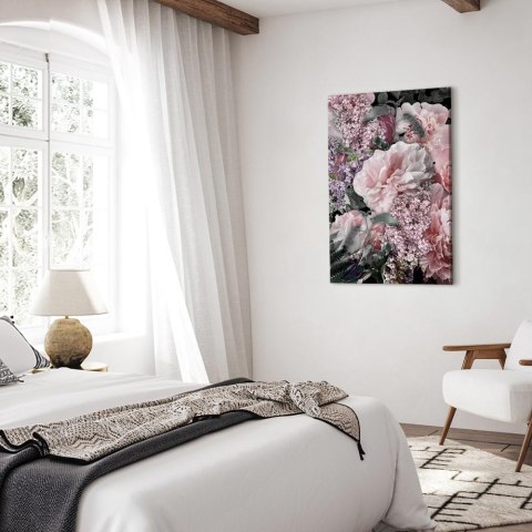 Obraz - Wśród kwiatów (1-częściowy) - rozkwitające rośliny w kolorach natury 20x30 Premium Print