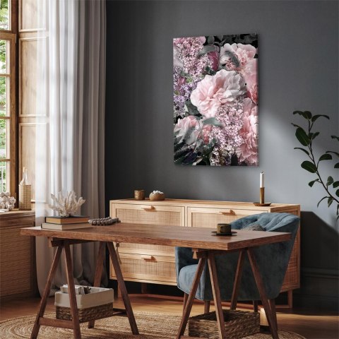 Obraz - Wśród kwiatów (1-częściowy) - rozkwitające rośliny w kolorach natury 20x30 Standard