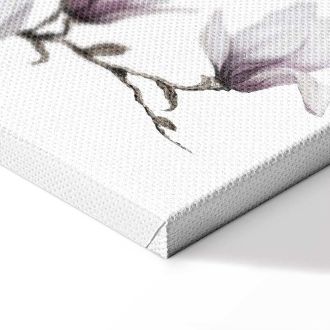 Obraz - Malowane magnolie (1-częściowy) szeroki 30x20 Standard