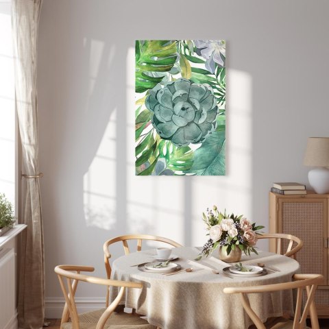 Obraz - Tropikalna flora (1-częściowy) pionowy 40x60 Na płótnie włoskim