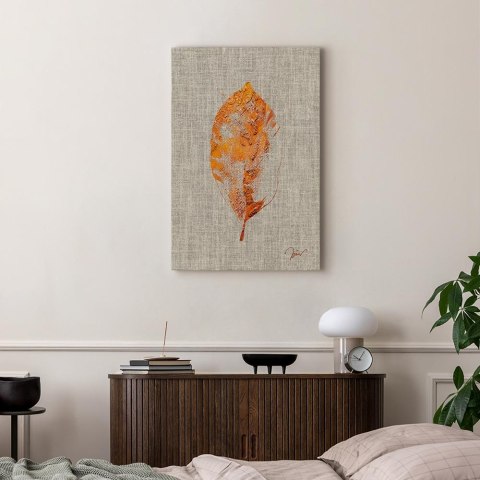 Obraz - Złota flora (1-częściowy) pionowy 60x90 Standard
