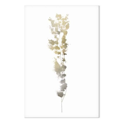 Obraz - Złota gałązka (1-częściowy) pionowy 20x30 Premium Print